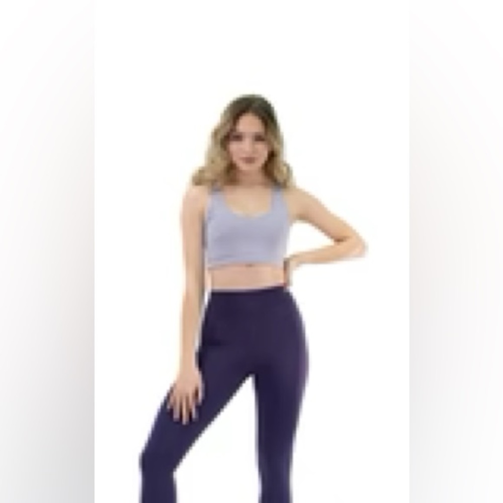 Balance Athletica/Vitality Scoop Neck Ascend Sports Bra in light purple